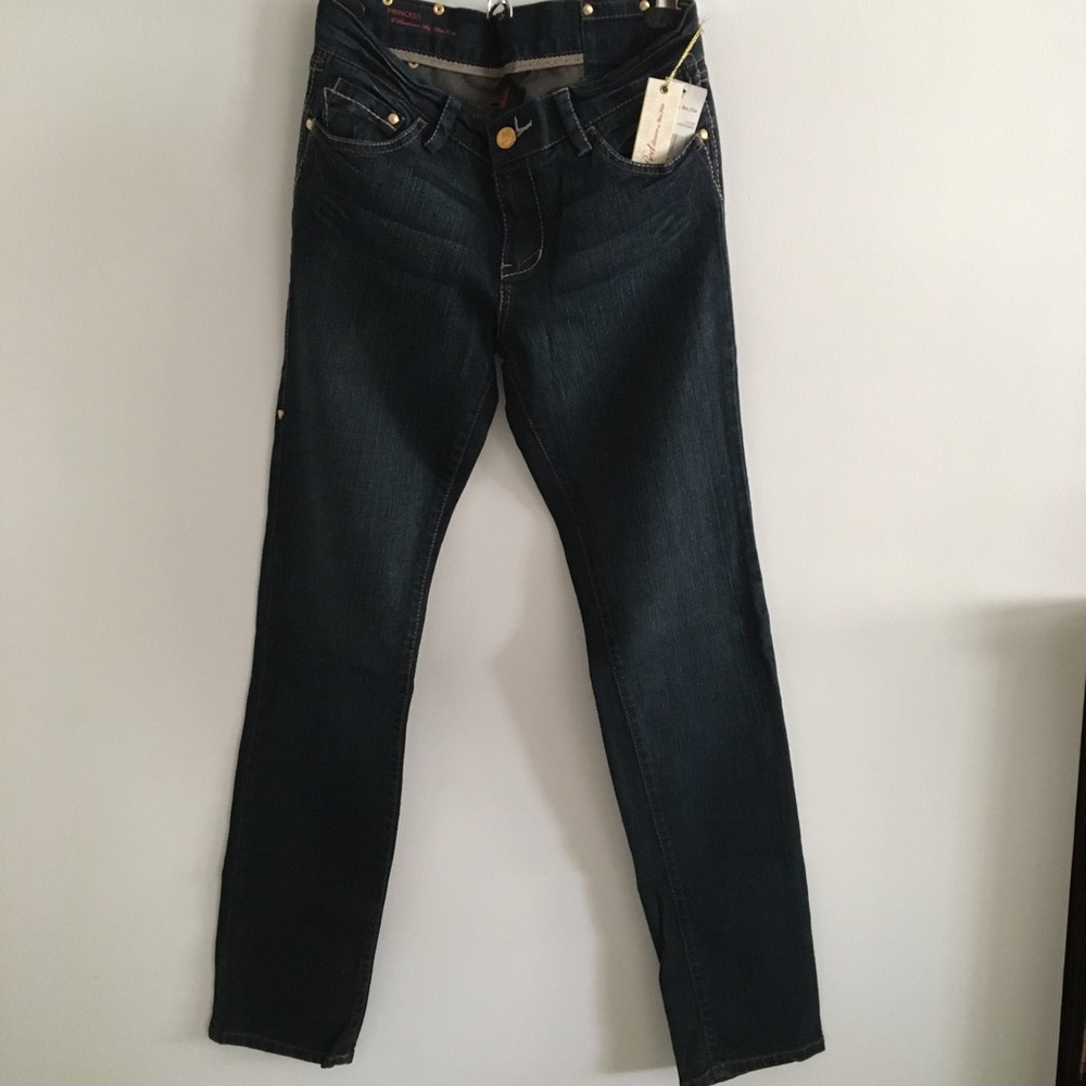 echo low rise dark denim Skinny jeans size 7